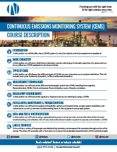 Triad Control Systems CEMS Course Description