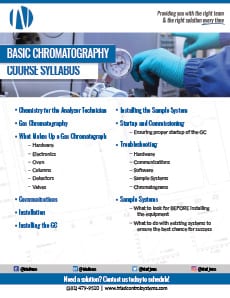 Triad Control Systems Basic Chromatography Course Description